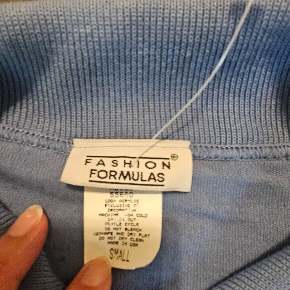 Fashion Formulas Blue Blouse - Picture 5 of 5